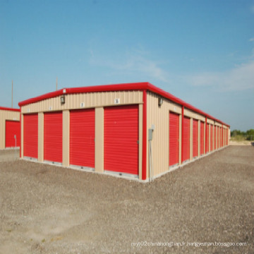 Bâtiment préfabriqué de structure en acier pour le stockage libre